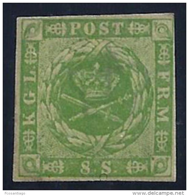 DINAMARCA 1854/64 - Yvert #5 - MLH * - Unused Stamps