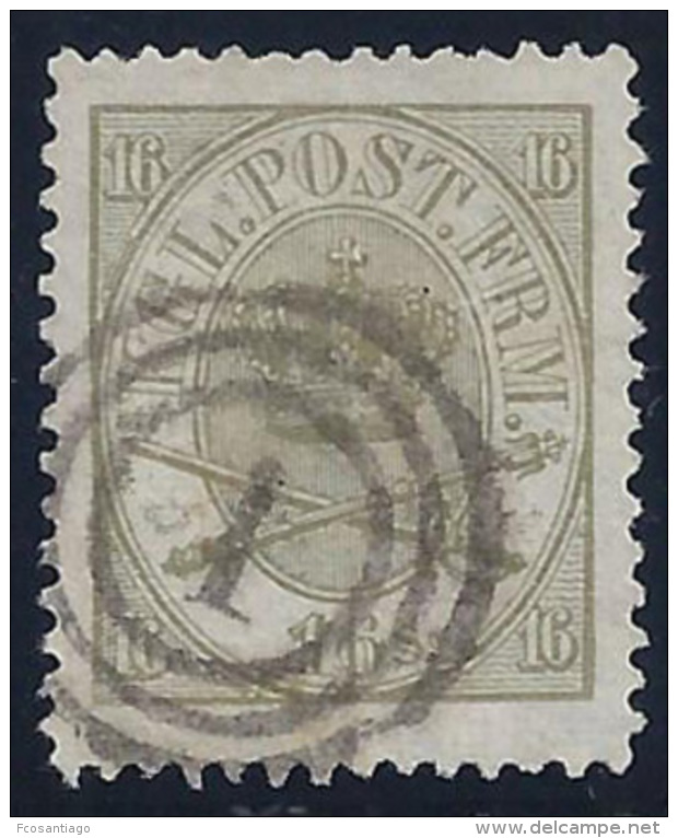 DINAMARCA 1864 - Yvert #15 - VFU - Used Stamps