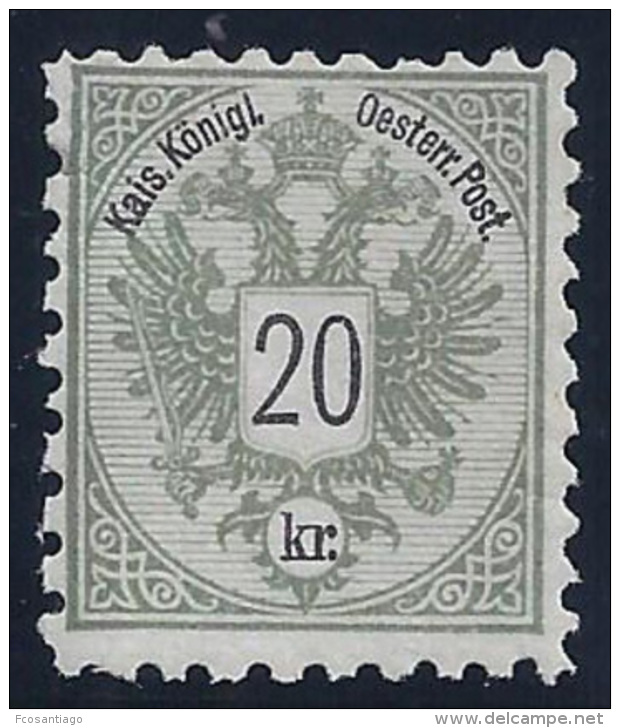 AUSTRIA 1883 - Yvert #44 - MNH ** - Neufs