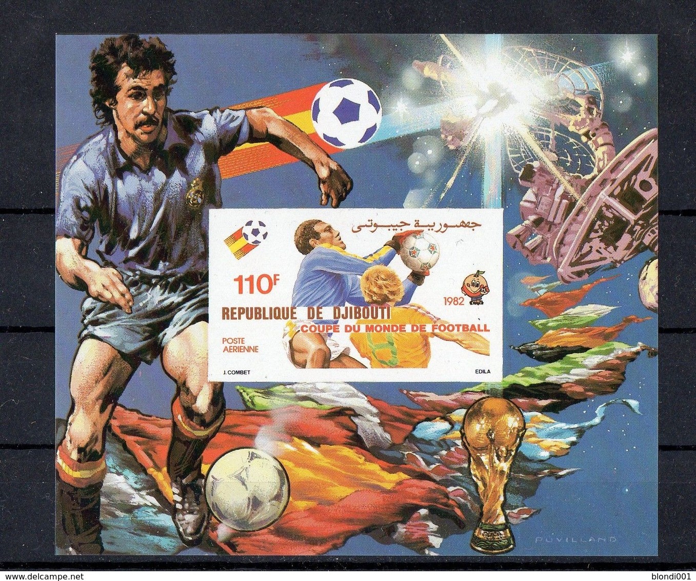 Soccer World Cup 1982 - DJIBOUTI - S/S Imp. MNH** - 1982 – Spain