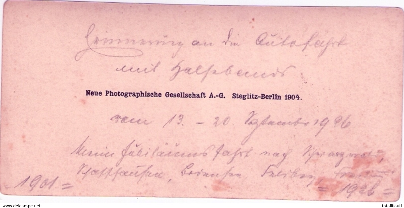 Stereo Foto FREIBURG Im Breisgau Mit Dem Münster Neue Photographische Gesellschaft AG Berlin Steglitz Um 1904 18x8,6 Cm - Freiburg I. Br.