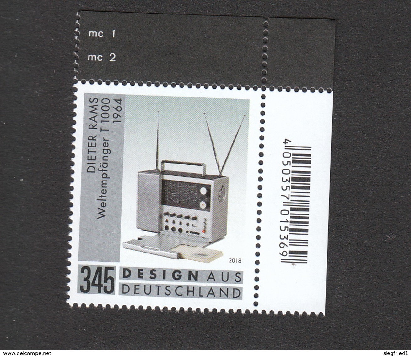 Deutschland BRD ** 3400  Weltempfänger  Neuausgaben 12.7.2018, - Unused Stamps