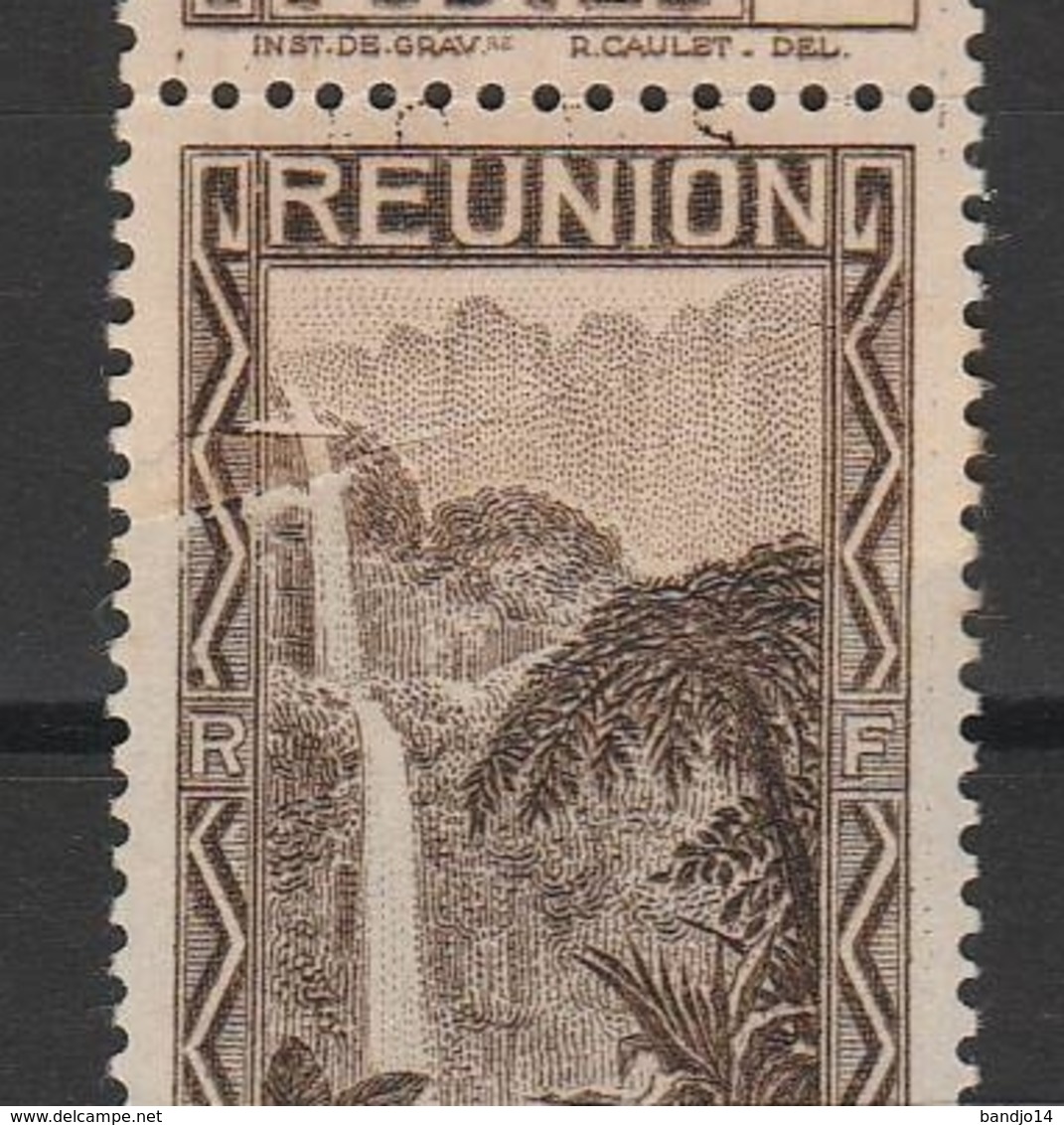 Reunion  - RARE - Variété Sur Raccord N°126  Neuf ** - 4 Scan - Autres & Non Classés