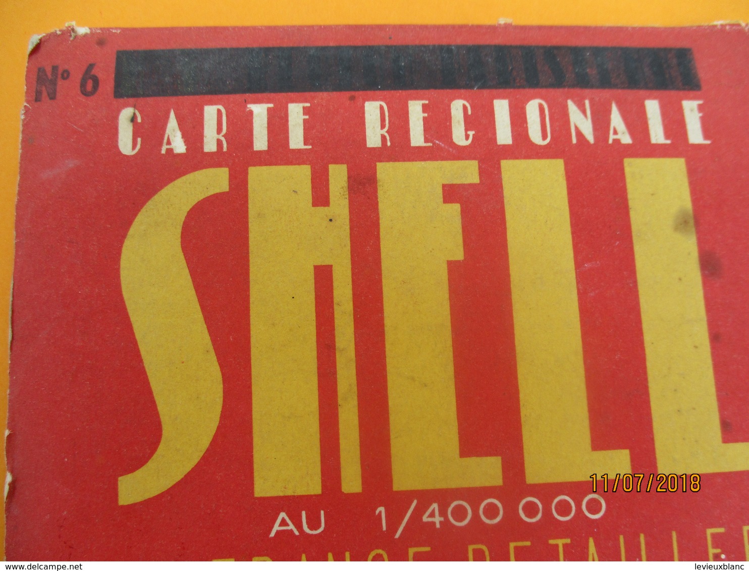 Carte routiére Régionale / SHELL/ La France  en 10 cartes/ CENTRE / au 1-400 000éme/Foldex/1936           PGC236