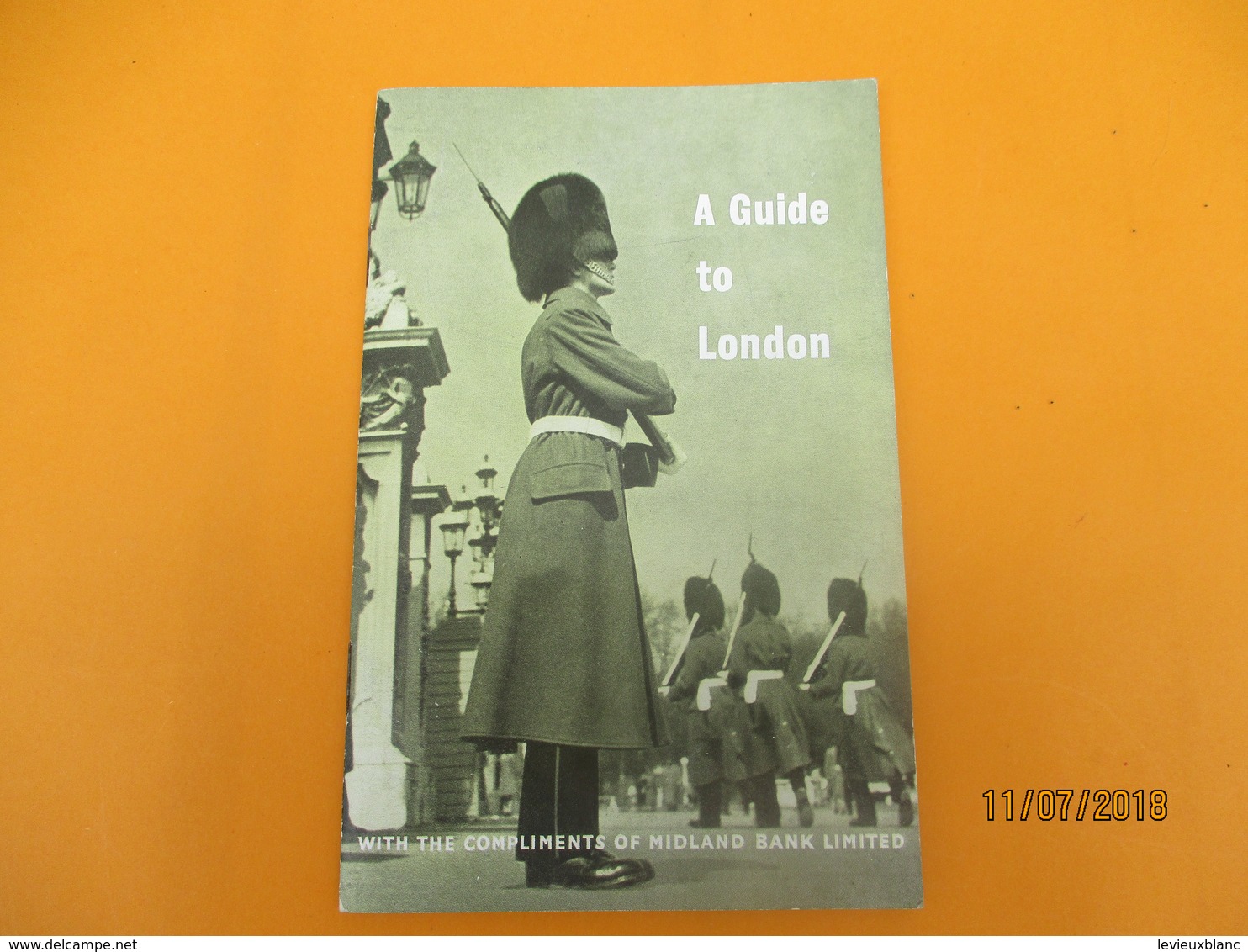 Guide Et Plan De LONDRES/ A Guide To LONDON/Midland Bank Limited/ 1961        PGC238 - Wegenkaarten