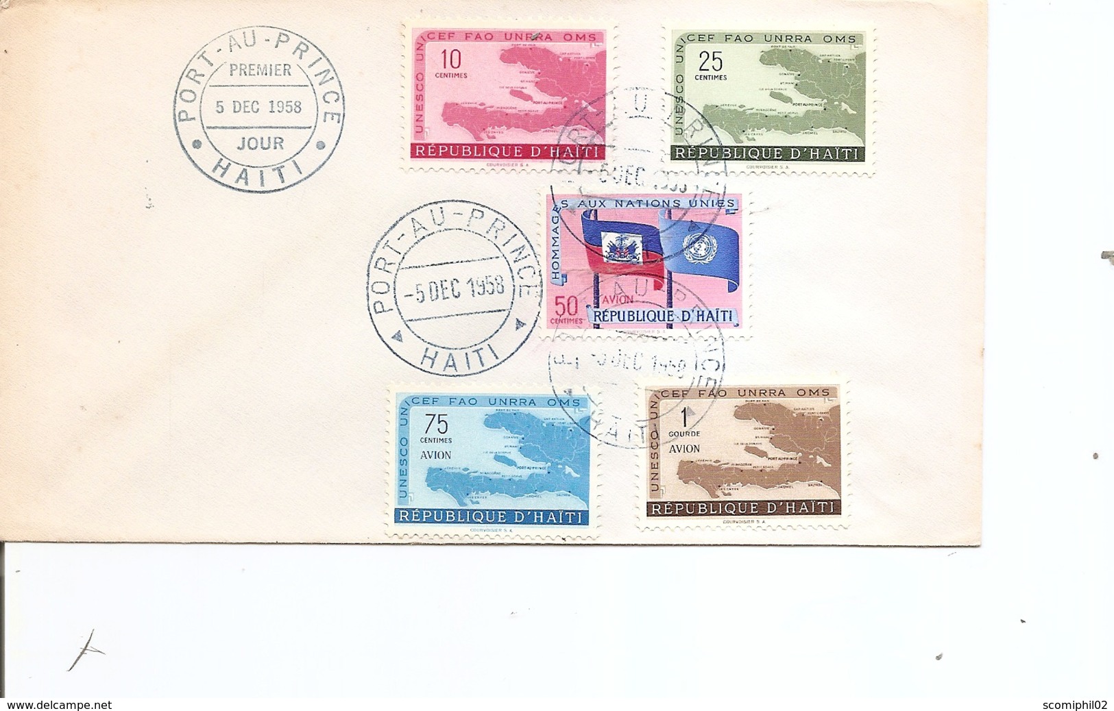 Haiti ( FDC De 1958 à Voir) - Haïti