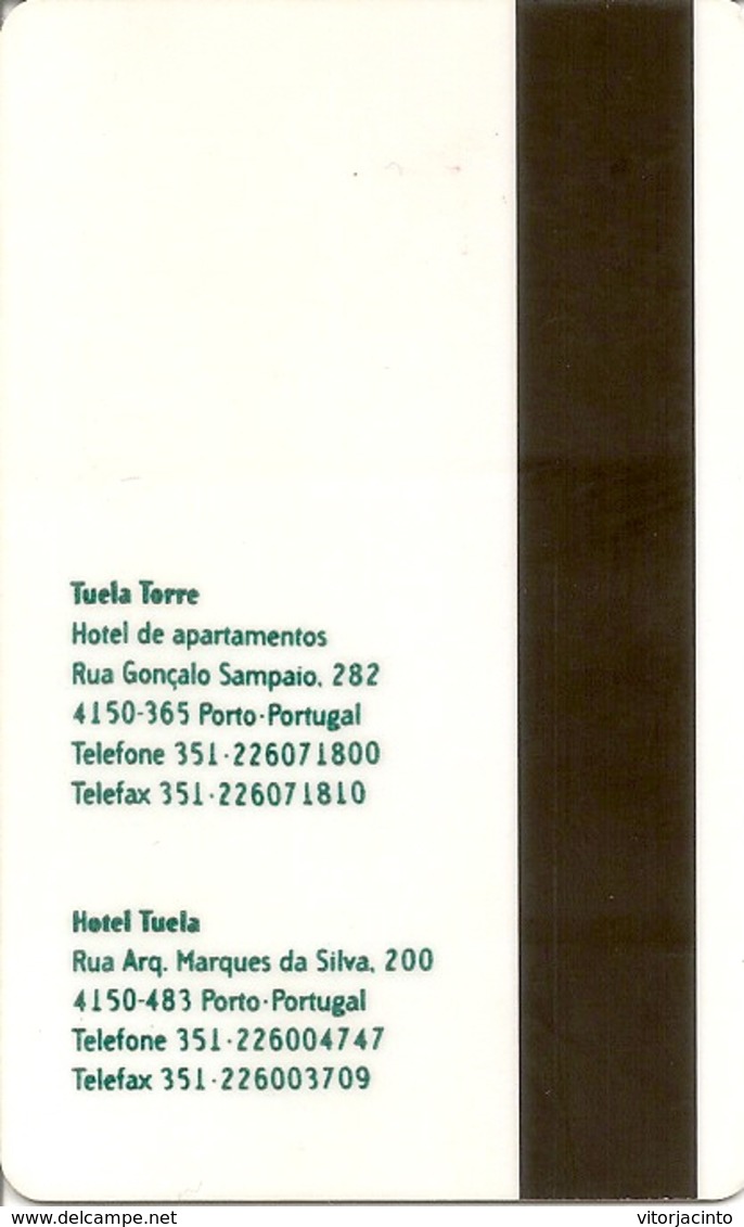 Tuela Torre Hotel Keycard - Porto - Portugal - Hotelkarten