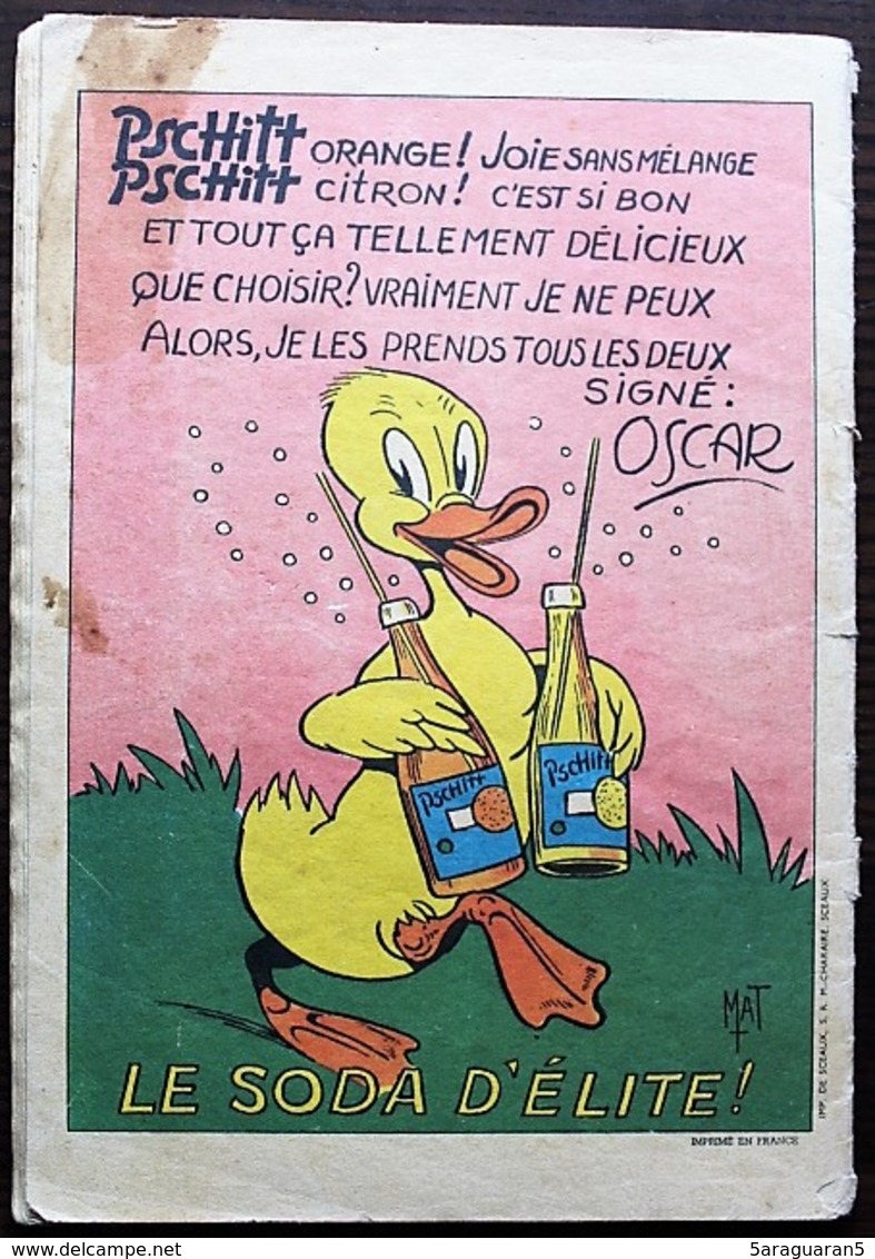 BD OSCAR LE PETIT CANARD - 10 - Oscar Chez Les Savants - Rééd. 1956 - Oscar