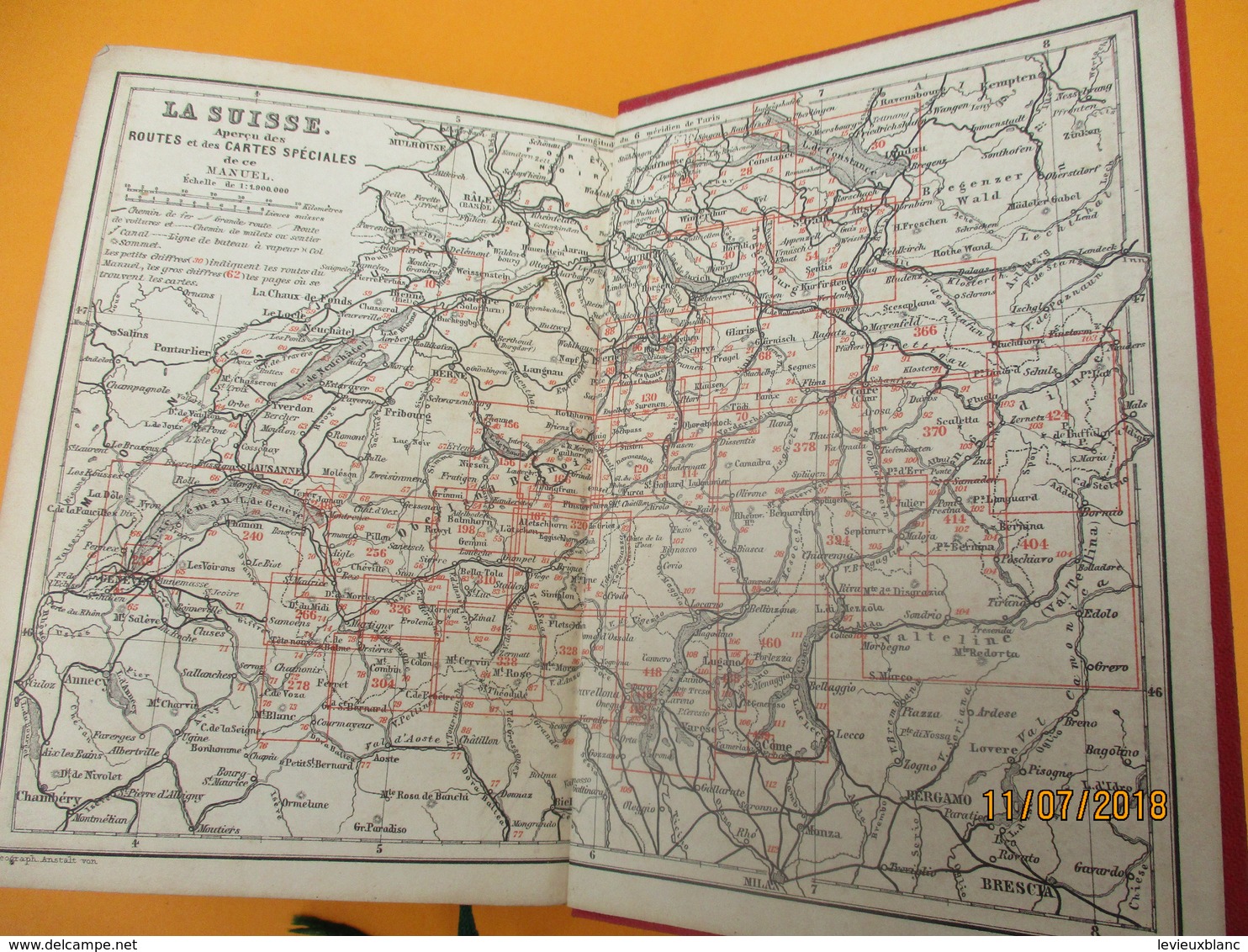 Manuel du voyageur/La SUISSE et les parties limitrophes de la SAVOIE et de l'ITALIE/BAEDEKER/Leipzig/1898         PGC239