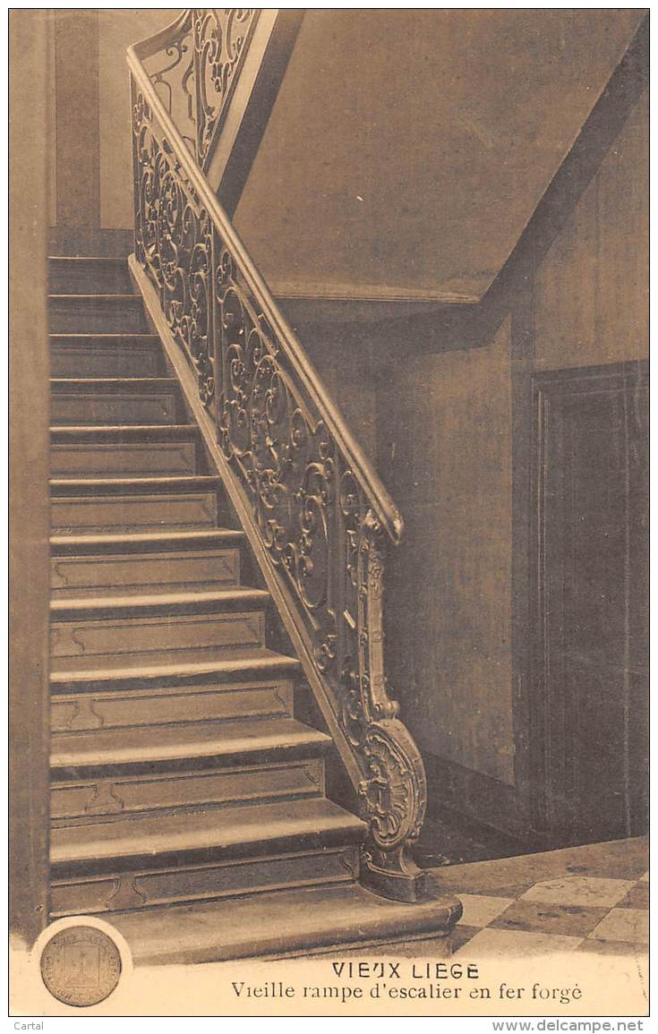 VIEUX LIEGE - Vieille Rampe D'escalier En Fer Forgé - Liege