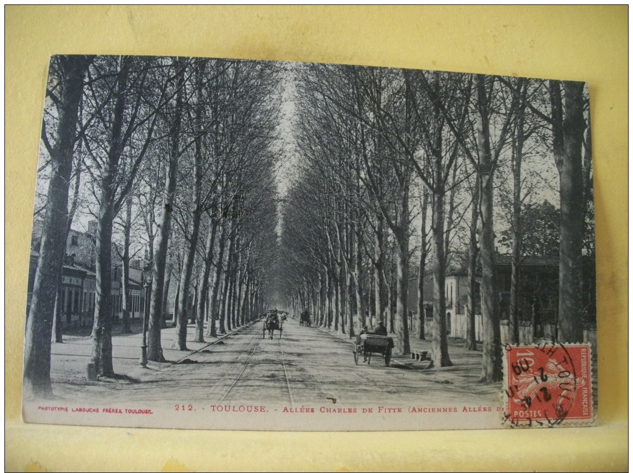 L10 8567 CPA 1909 - 31 TOULOUSE. ALLEES CHARLES DE FITTE ( ANCIENNE ALLEES DE GARONNE) - (+ DE 20000 CARTES A MOINS 1&eu - Toulouse