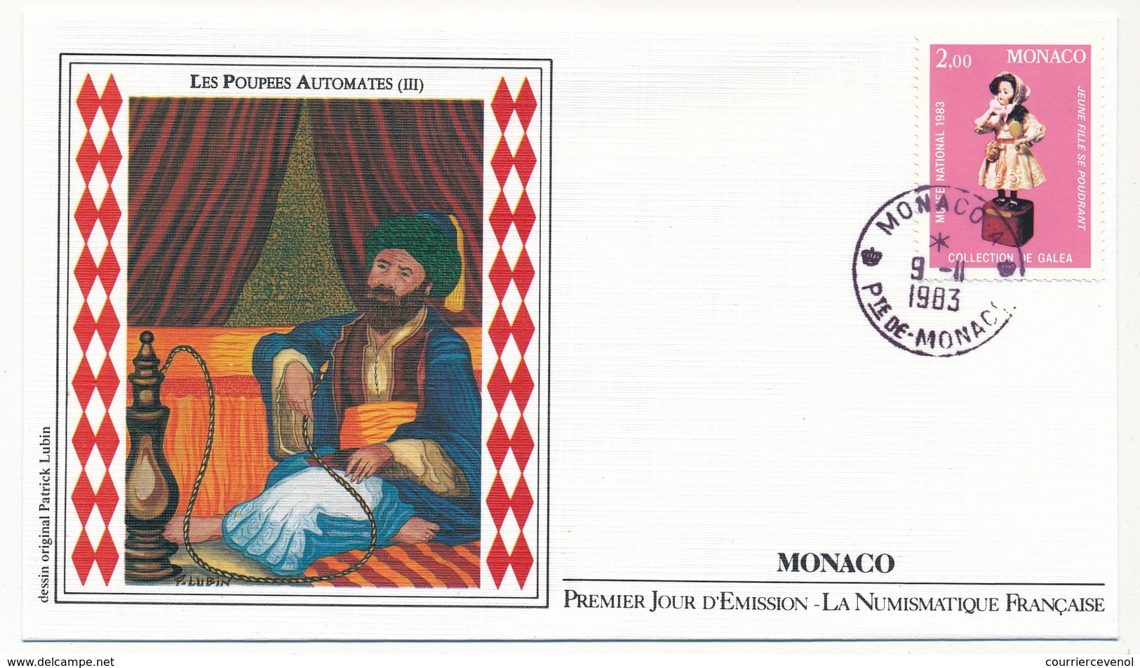 MONACO => 5 Enveloppes FDC - Les Poupées Automates - Premier Jour 1983 - FDC