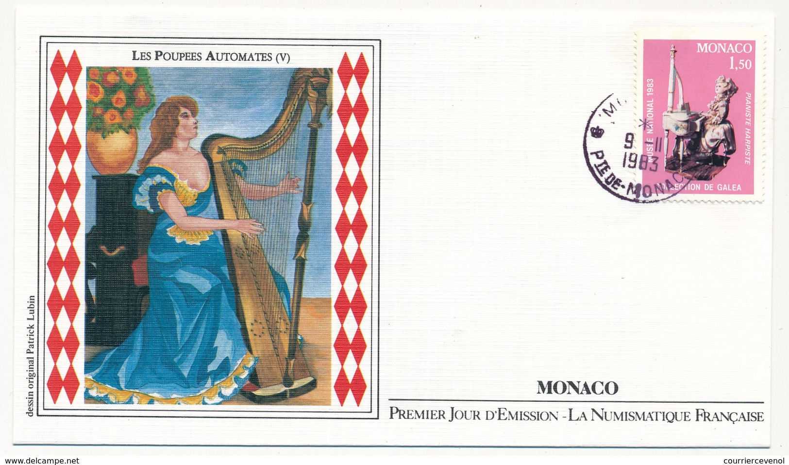 MONACO => 5 Enveloppes FDC - Les Poupées Automates - Premier Jour 1983 - FDC