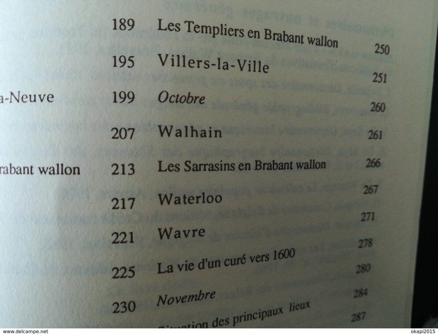 BRABANT WALLON GUIDE ALMANACH DES VILLES ET DES VILLAGES LIVRE RÉGIONALISME BELGIQUE WALLONIE ANNÉE 1991