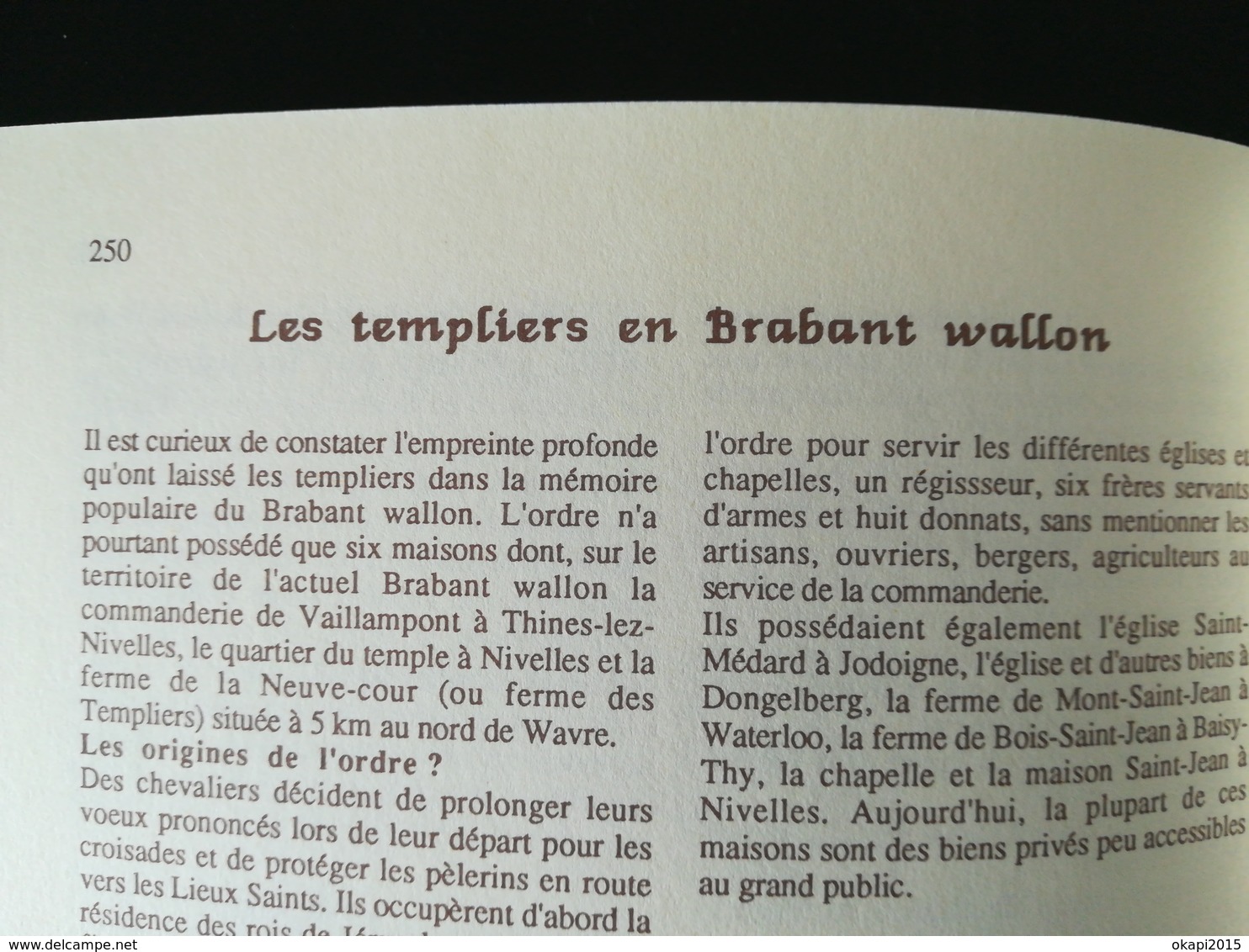 BRABANT WALLON GUIDE ALMANACH DES VILLES ET DES VILLAGES LIVRE RÉGIONALISME BELGIQUE WALLONIE ANNÉE 1991