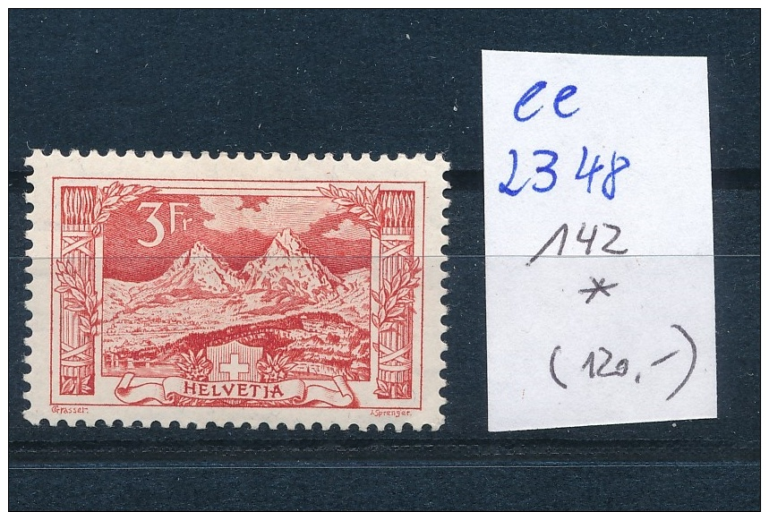 Schweiz Nr. 142 *  ( Ee2348  ) Siehe Scan ! - Unused Stamps