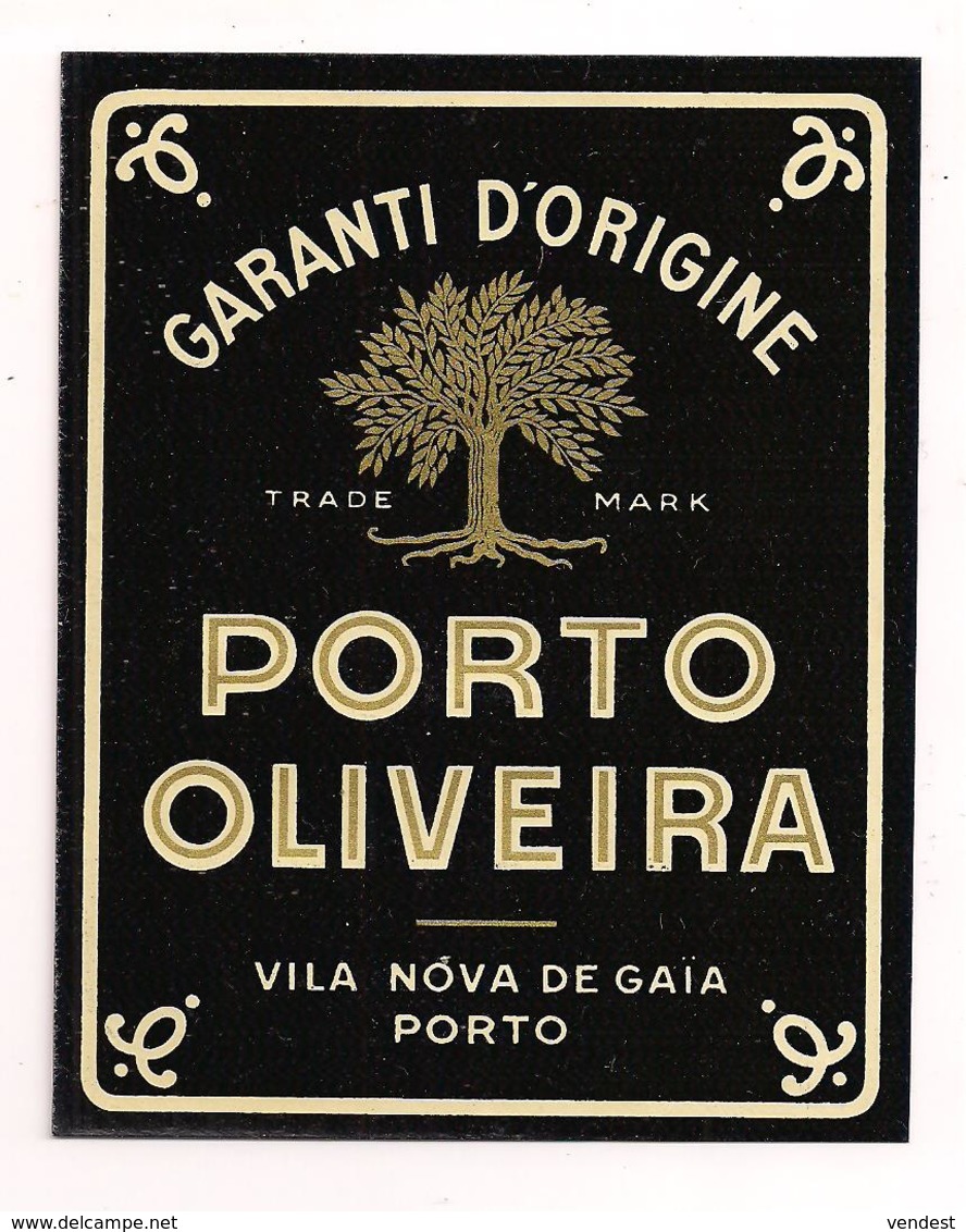 Etiquette  Porto Oliveira - Vila Nova De Gaïa, Porto - - Autres & Non Classés