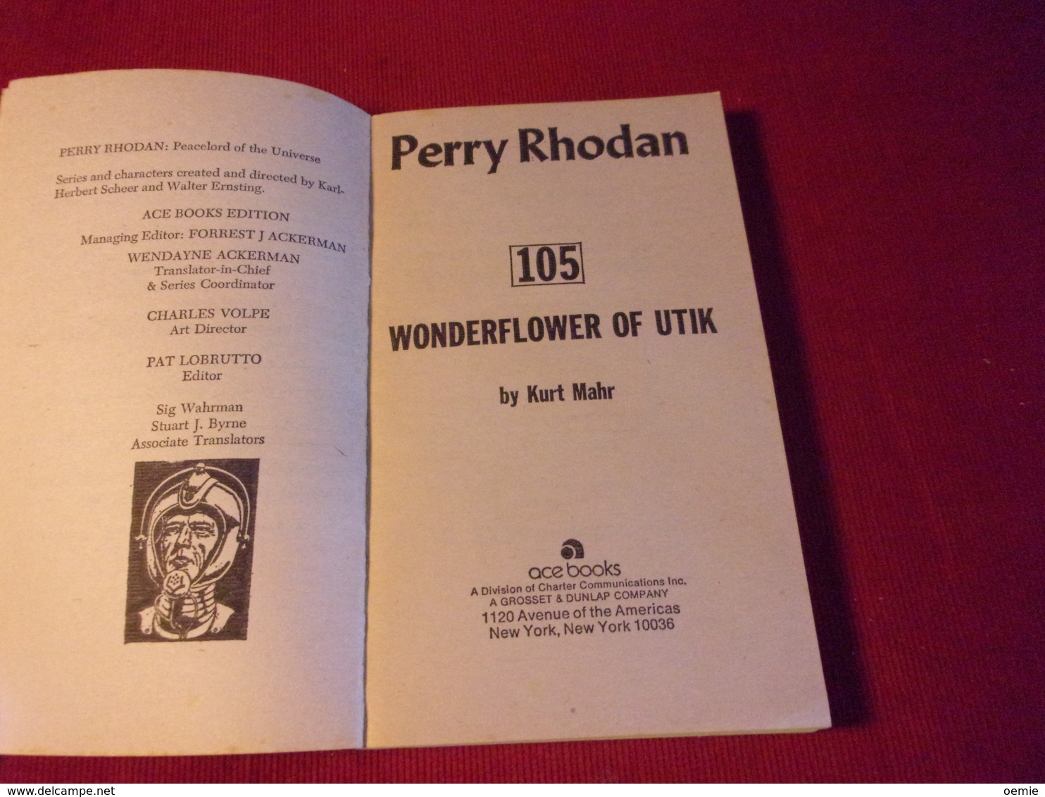 PERRY RHODAN N°  105 WONDERFLOWER OF UTIK - Sciencefiction