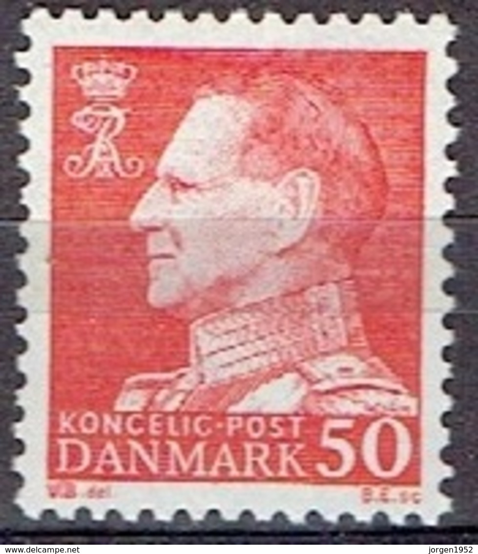 DENMARK  #  FROM 1965 STAMPWORLD 433F**  (WHITE FLUOR) - Neufs