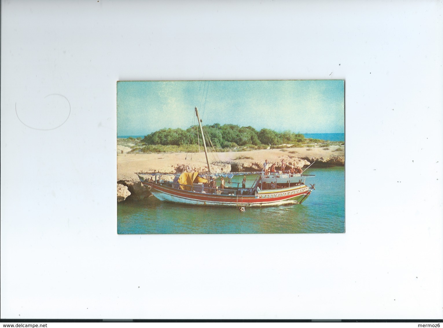 Djibouti Boutre Aux Iles Tfai 1975 1000-03 Andre Bourlon Editions Voilier Bateau Touristes - Dschibuti