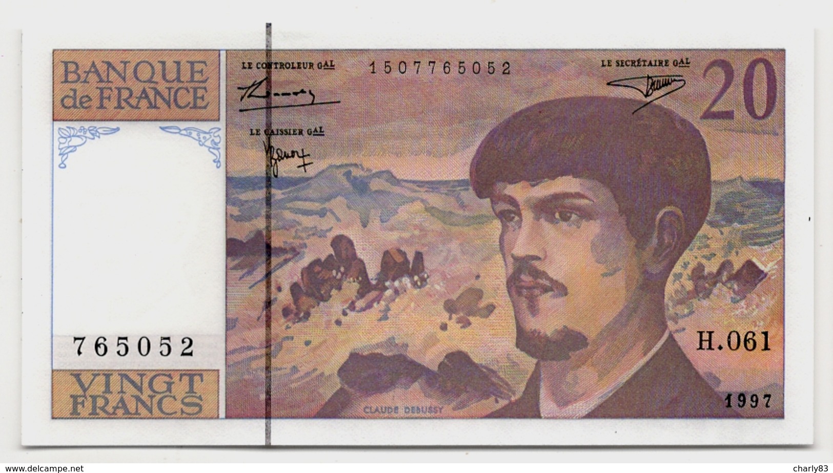 1 BILLET  DE  20 FRS    DEBUSSY  N110 - 20 F 1980-1997 ''Debussy''