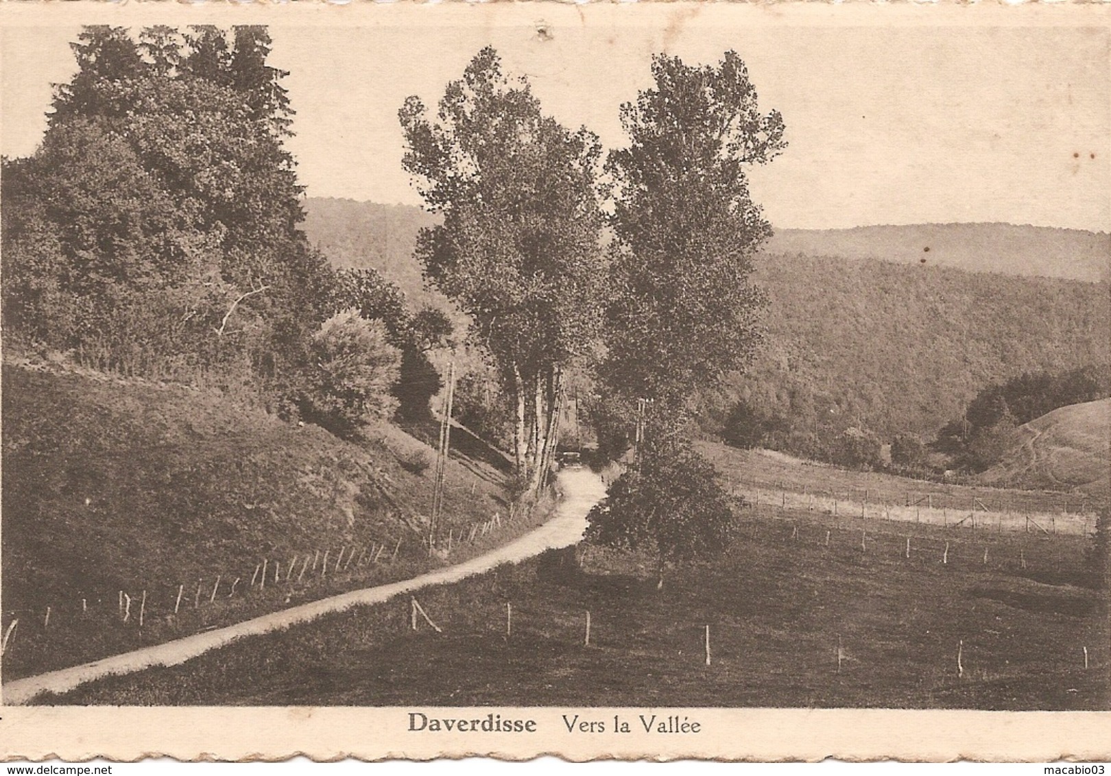 Belgique  : Daverdisse-sur-Lesse Vue Sur La Vallée  Réf 4471 - Autres & Non Classés