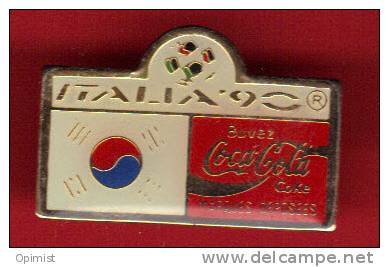 18736-.italie.coupe Du Monde De Football 1990 .coca Cola. - Football