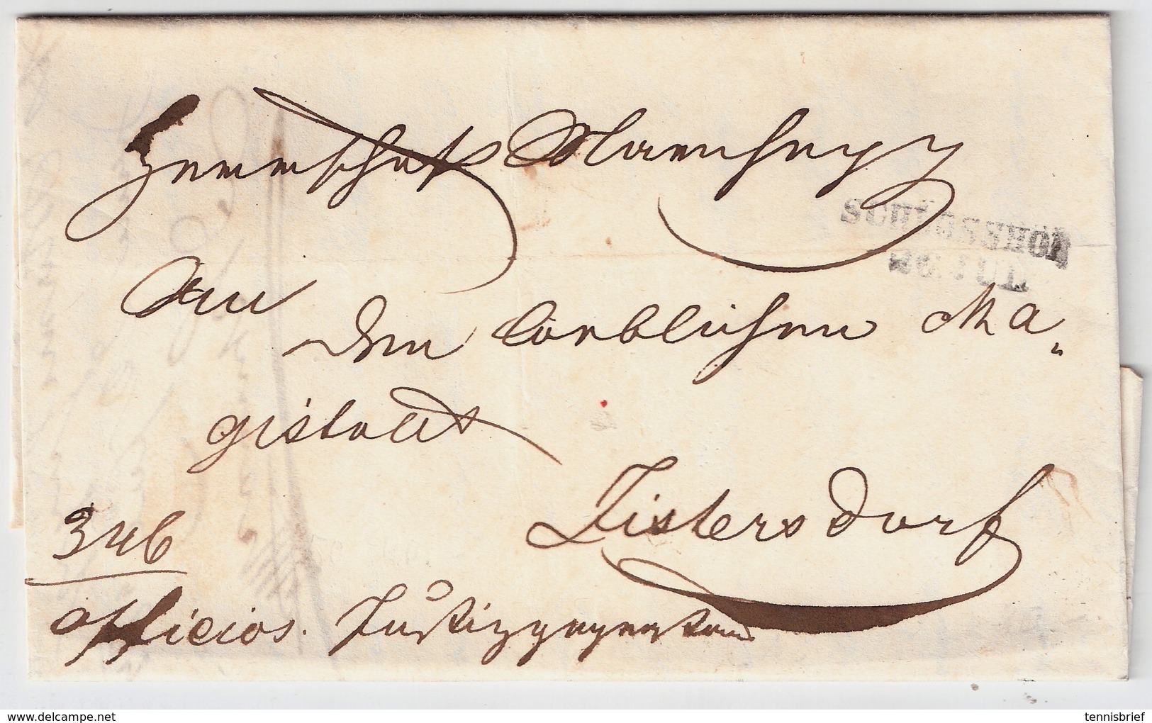 Österreich, 1848,L2  " Schlosshof " ,Nieder-Öst.   A611 - ...-1850 Préphilatélie