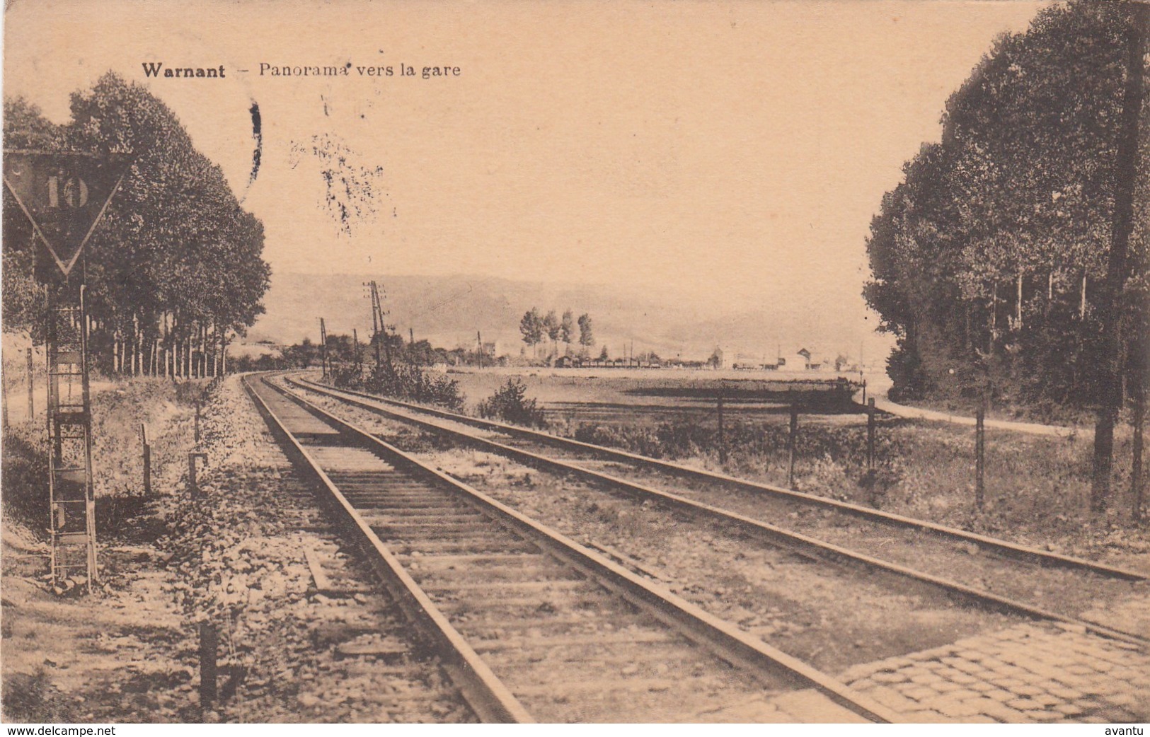 WARNANT / ANHEE / PANORAMA VERS LA GARE - Anhée