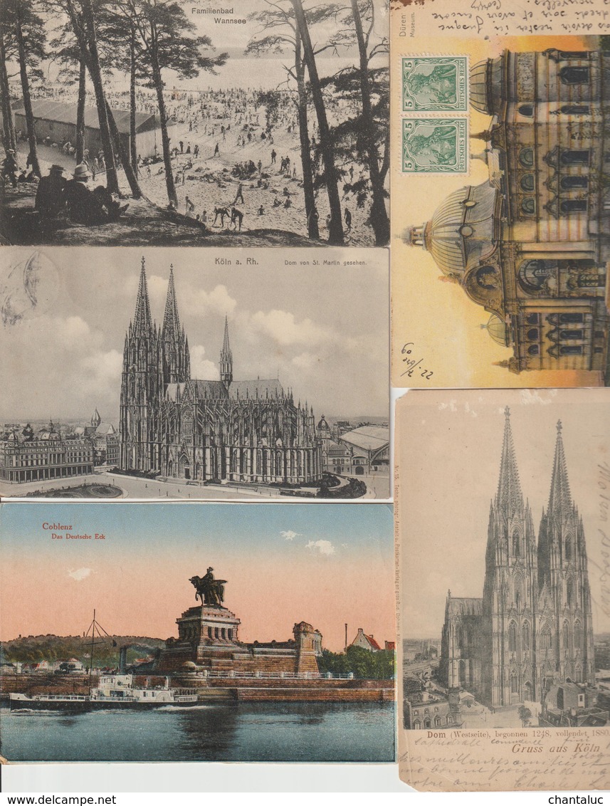 N  34   Lot 100 CPA    Différentes   D Allemagne - 100 - 499 Postcards