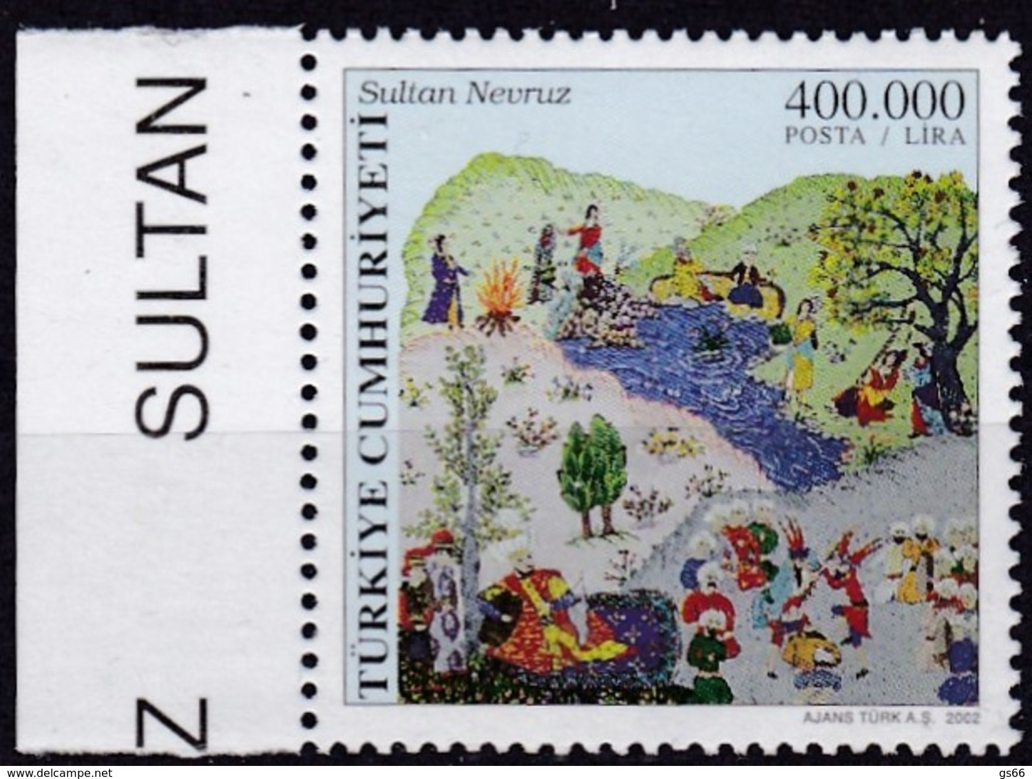 Türkei, 2002, 3296, Nauruz-Fest.  MNH ** - Ongebruikt