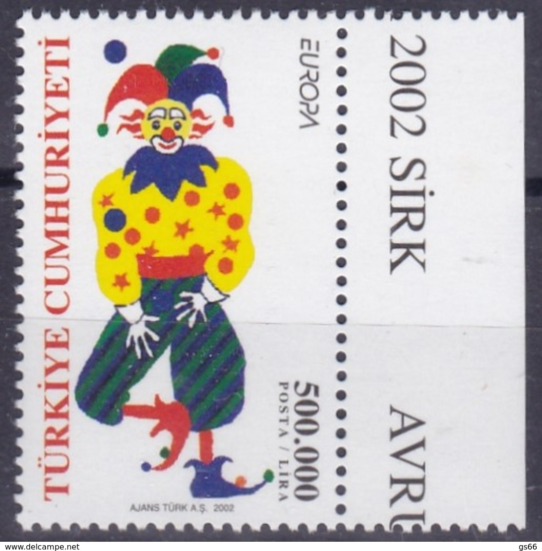 Türkei, 2002, 3301, Europa: Zirkus. MNH ** - Nuevos