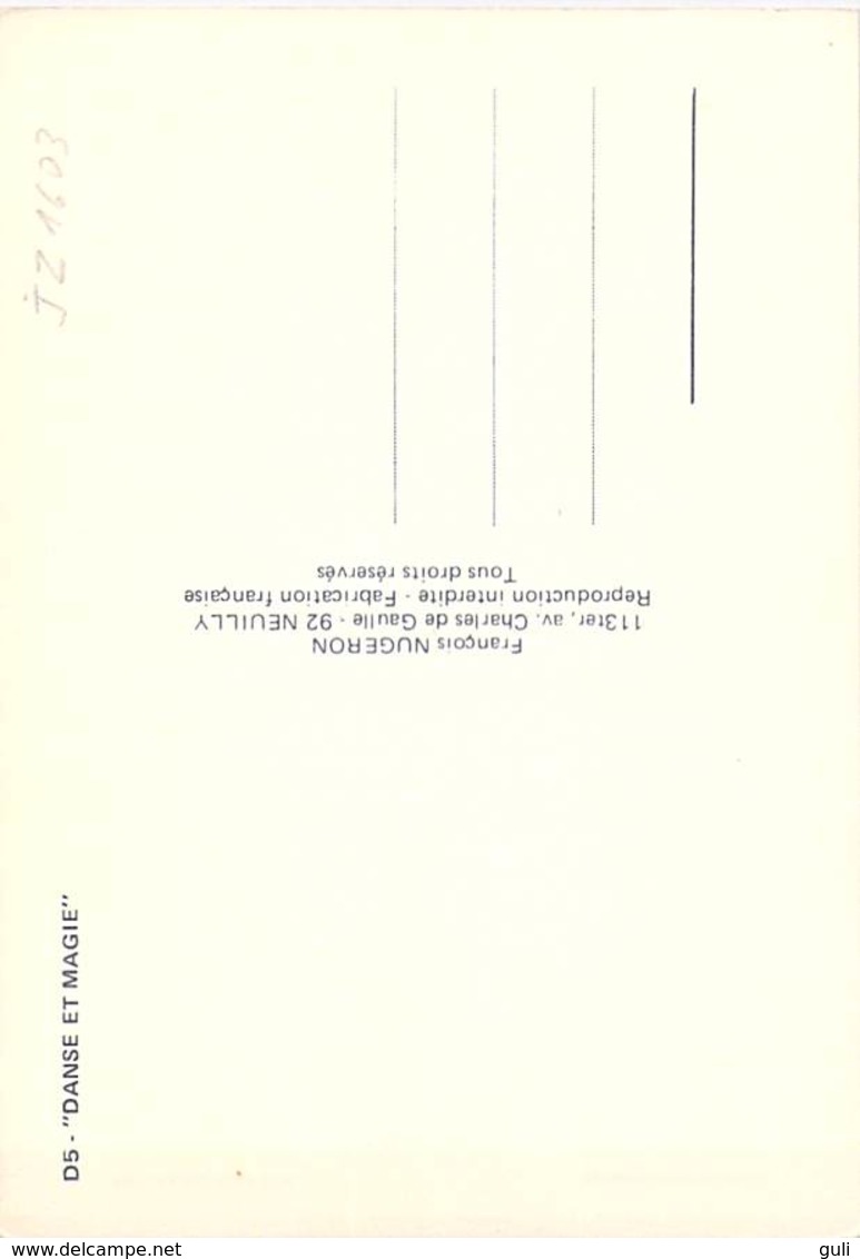 PUB PUBLICITE -NUGERON D 5 DANSE Et MAGIE Alcazar D'été LA BELLE OTERO (Cabaret Spectacle  Castagnettes (PAL) *PRIX FIXE - Publicité
