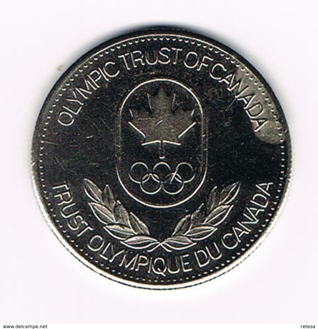 &  PENNING OLYMPIC TRUST OF CANADA  YACHTING 1980 - Elongated Coins
