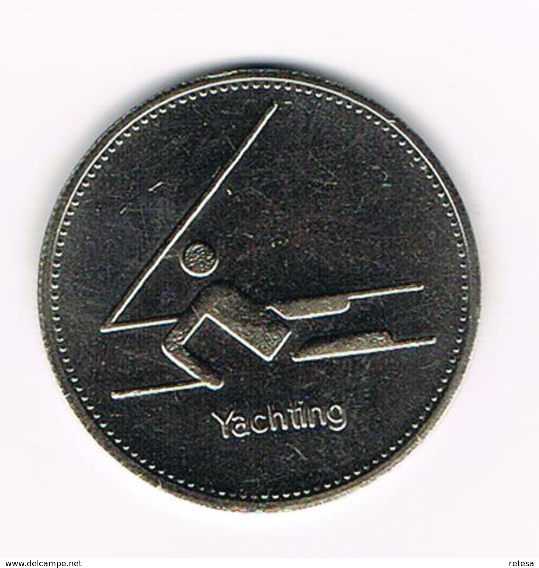 &  PENNING OLYMPIC TRUST OF CANADA  YACHTING 1980 - Souvenir-Medaille (elongated Coins)