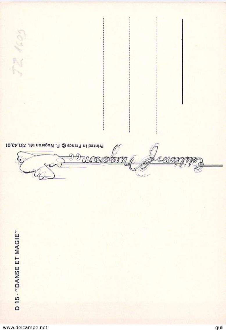 PUB PUBLICITE -NUGERON D 15 DANSE Et MAGIE- CASINO De PARIS Cécile SOREL  (Cabaret Spectacle)*PRIX FIXE - Publicité