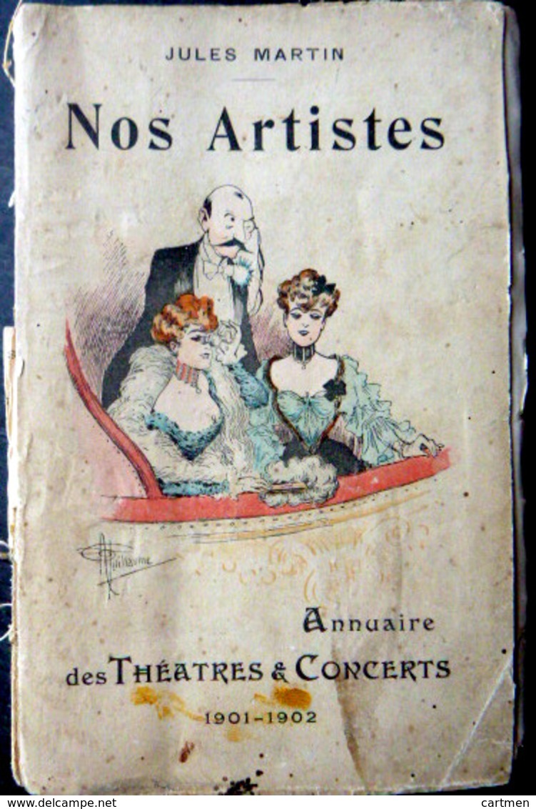 MUCHA SPECTACLE  THEATRES ET CONCERTS NOS ARTISTES ANNUAIRE AVEC PORTRAITS ET BIOGRAPHIES DES VEDETTES 1901 - 1901-1940