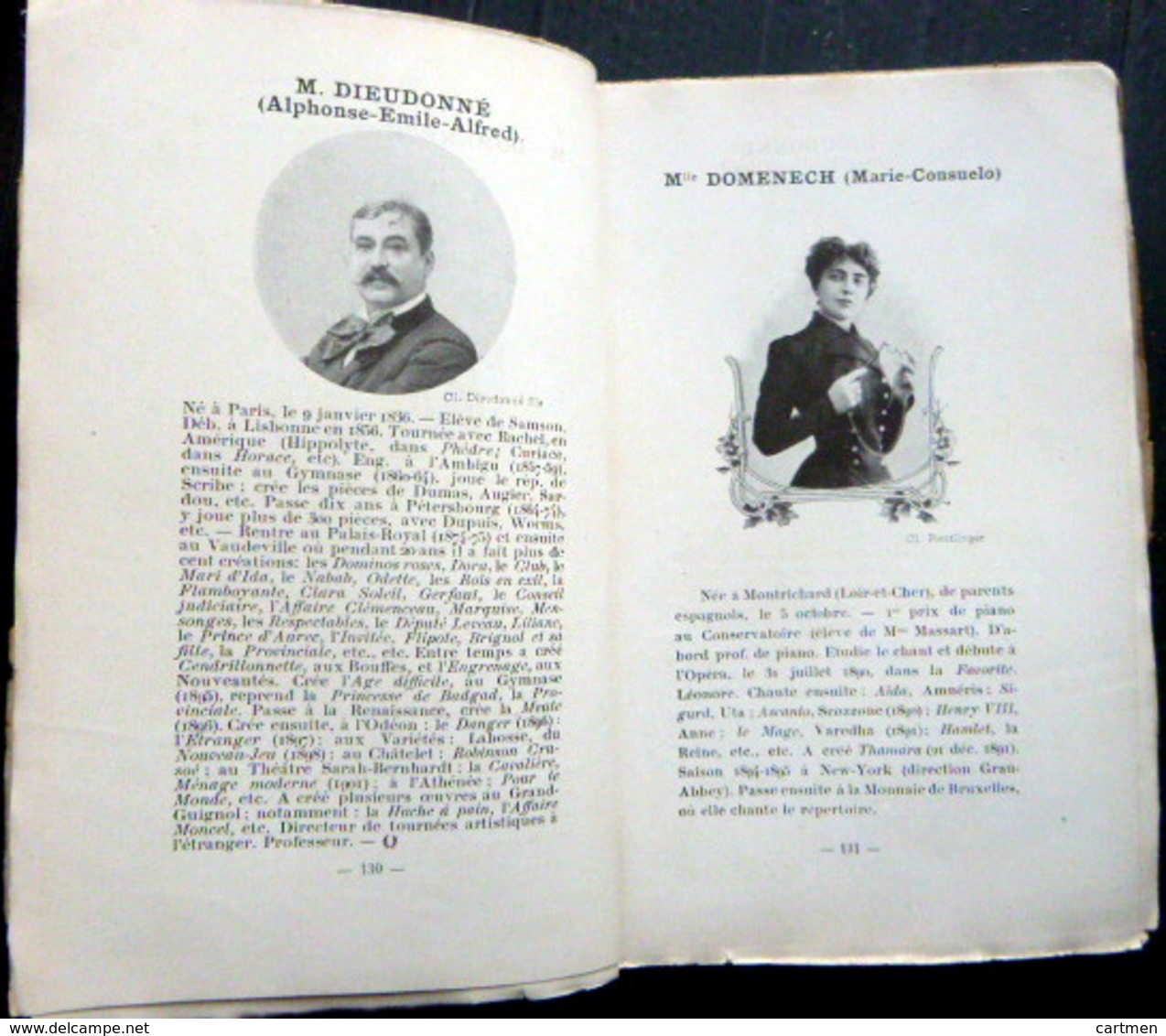 MUCHA SPECTACLE  THEATRES ET CONCERTS NOS ARTISTES ANNUAIRE AVEC PORTRAITS ET BIOGRAPHIES DES VEDETTES 1901