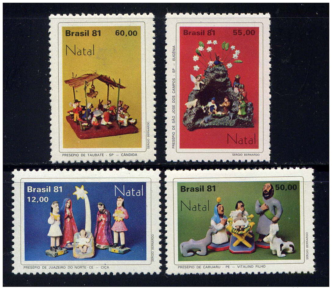 BRESIL - 1505/1508** - CRECHES POPULAIRES - Unused Stamps