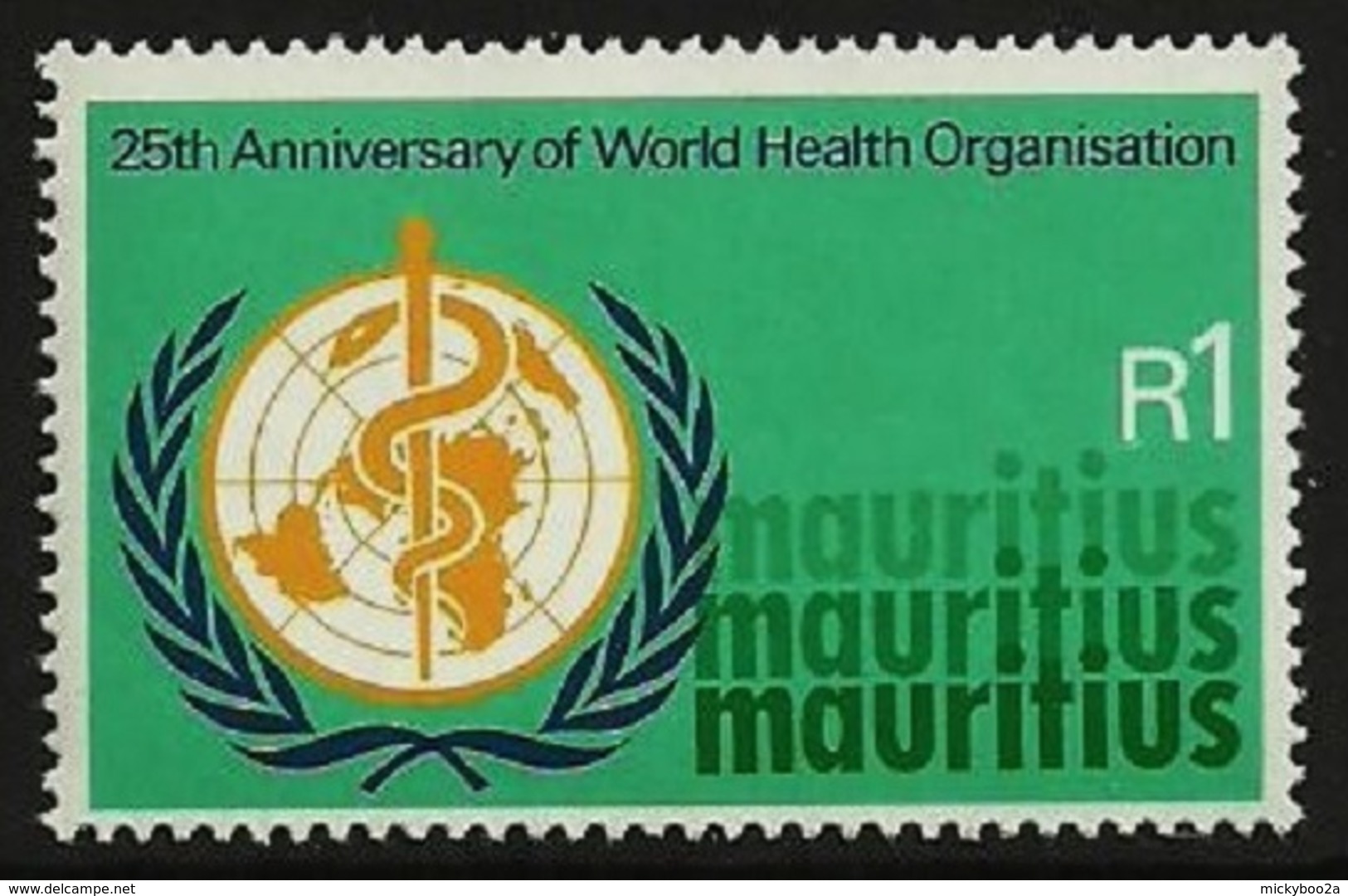 MAURITIUS 1973 WHO WORLD HEALTH MEDICAL OMNIBUS SET MNH - Mauritius (1968-...)