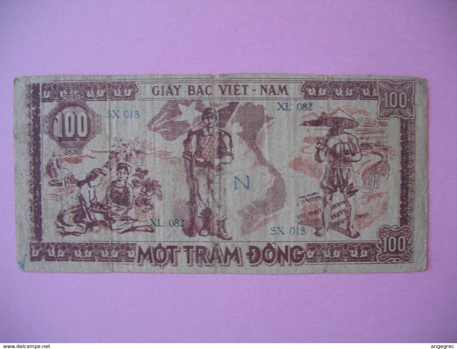 1948   Billet   Viêt-Nam     Giay Bac  De 100 Dong  N° XL 082 - Viêt-Nam