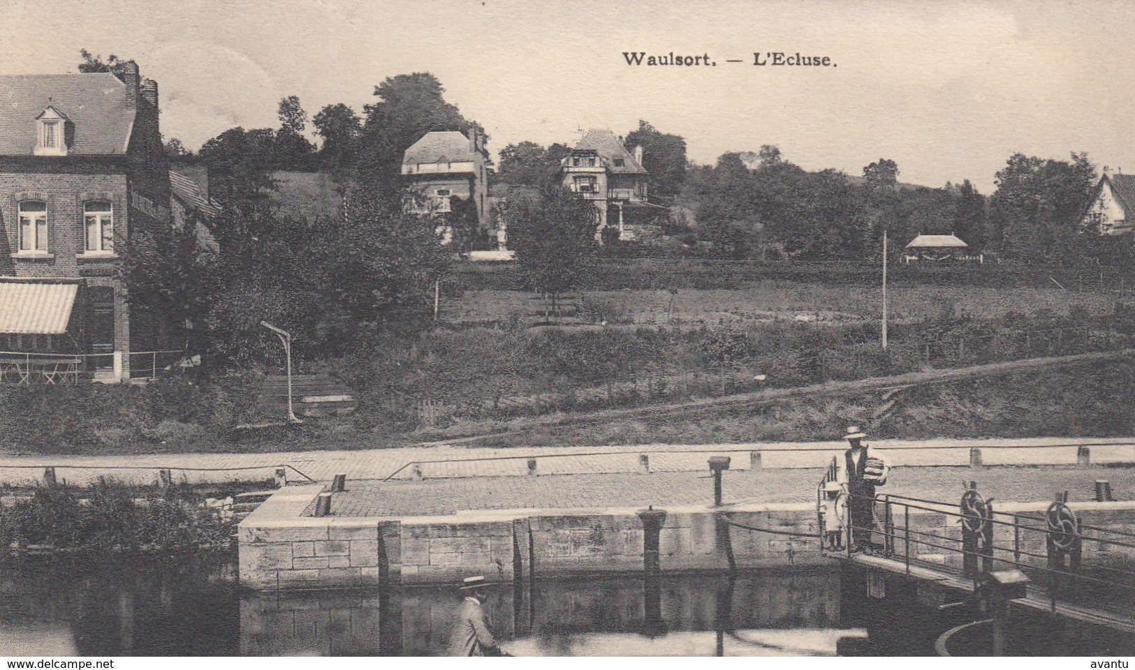 WAULSORT  / L ECLUSE   1913   RARE - Hastière