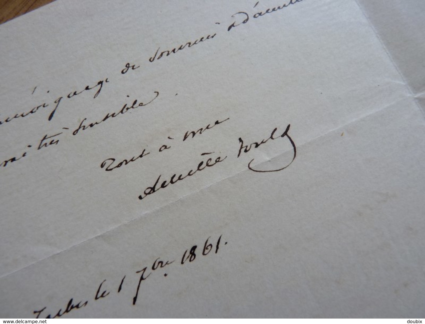 Achille FOULD (1800-1867) Ministre Finances NAPOLEON III. Député TARBES. Laloubère. Autographe - Autres & Non Classés