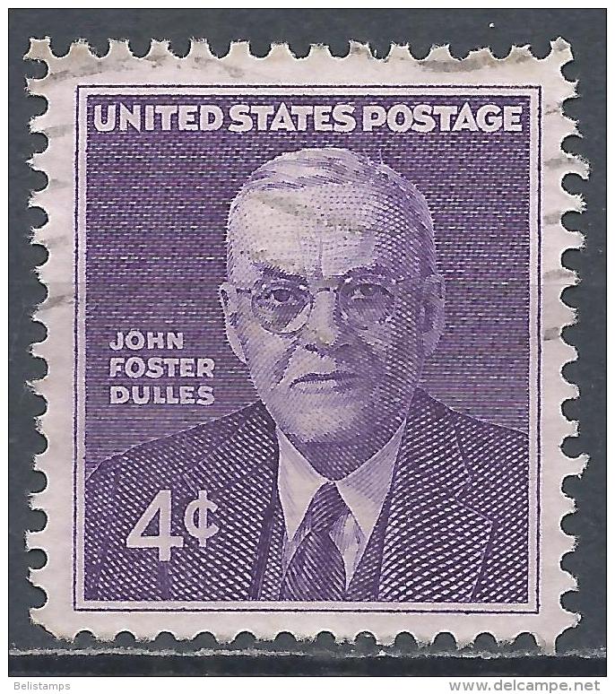 United States 1960. Scott #1172 (U) John Foster Dulles (1888-1959) Scretary Of State * - Oblitérés