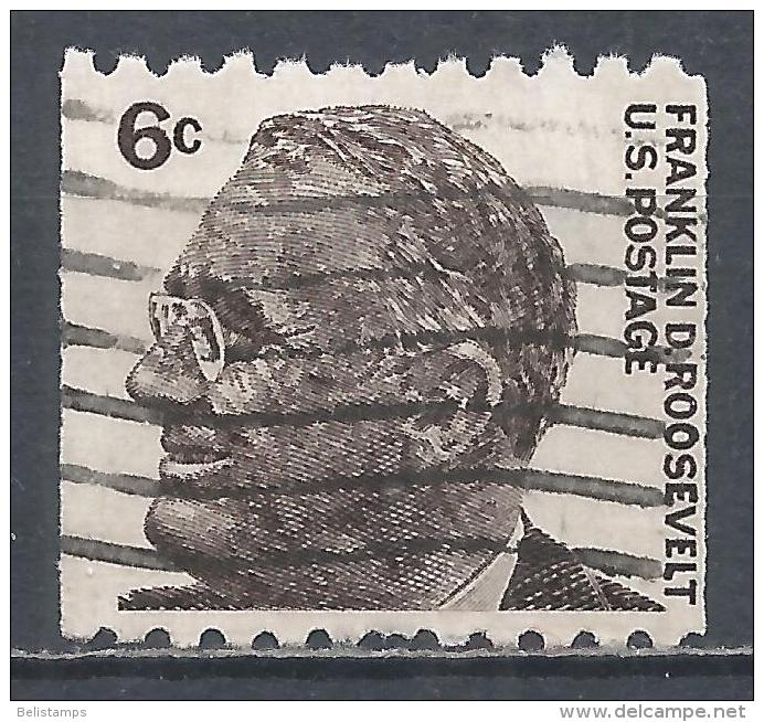United States 1966. Scott #1298 (U) Franklin D. Roosevelt * - Used Stamps