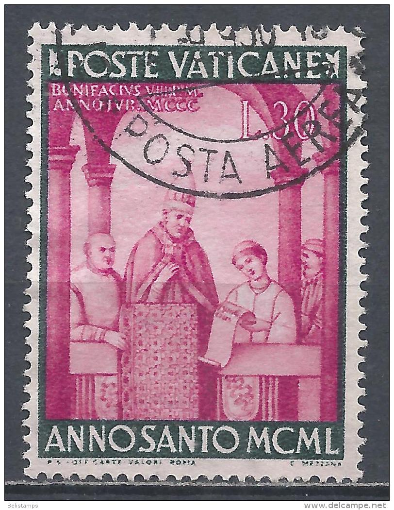 Vatican City 1949. Scott #138 (U) Pope Boniface VIII Proclaiming Holy Year In 1300 - Oblitérés