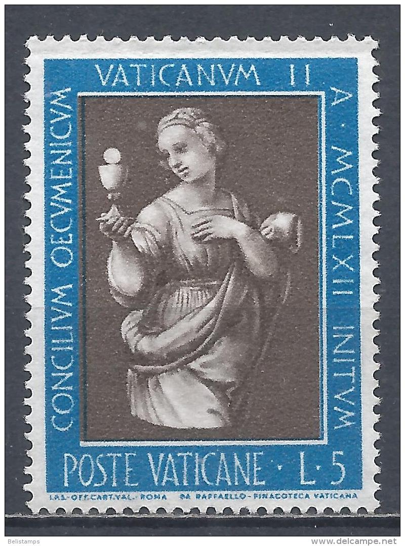 Vatican City 1962. Scott #345 (M) ''Faith'' By Raphael * - Neufs