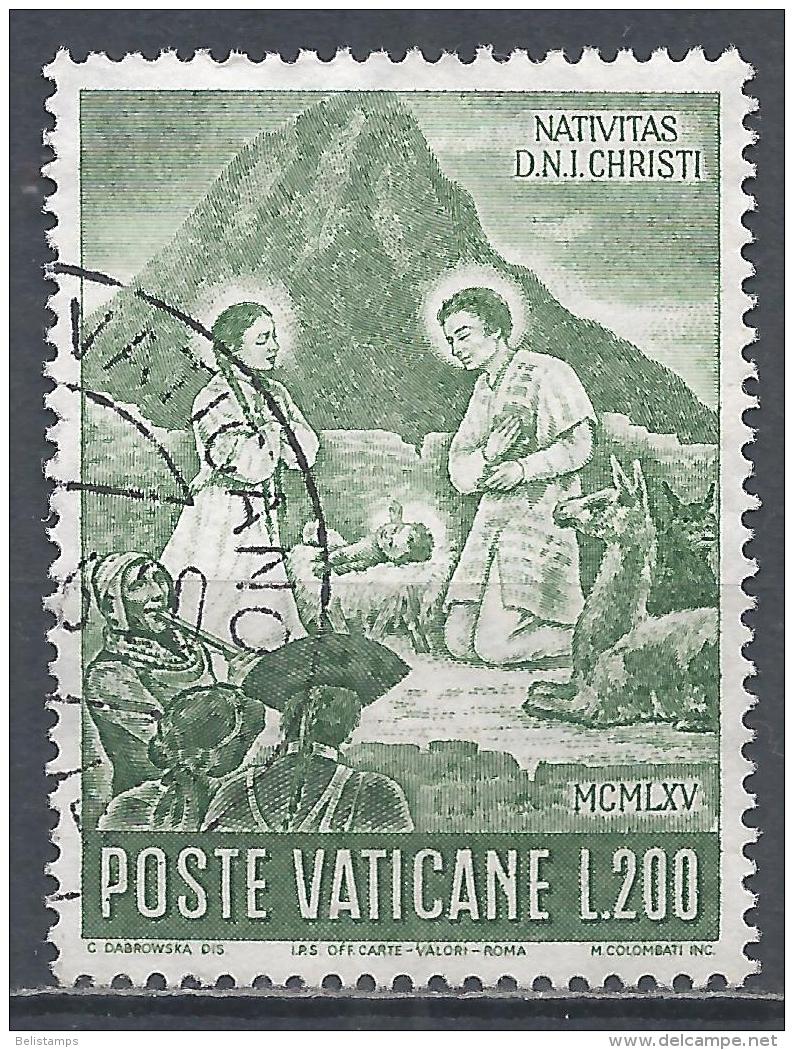 Vatican City 1965. Scott #422 (U) Peruvian Nativity Scene * - Oblitérés