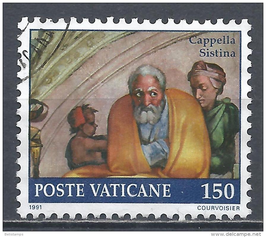 Vatican City 1991. Scott #872 (U) Painting Of The Sistine Chapel, Jacob * - Gebraucht