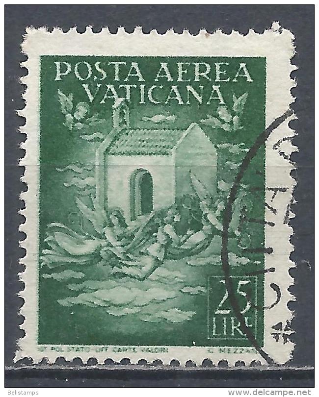 Vatican City 1947. Scott #C13 (U) House Of Our Lady Of Loreto - Poste Aérienne